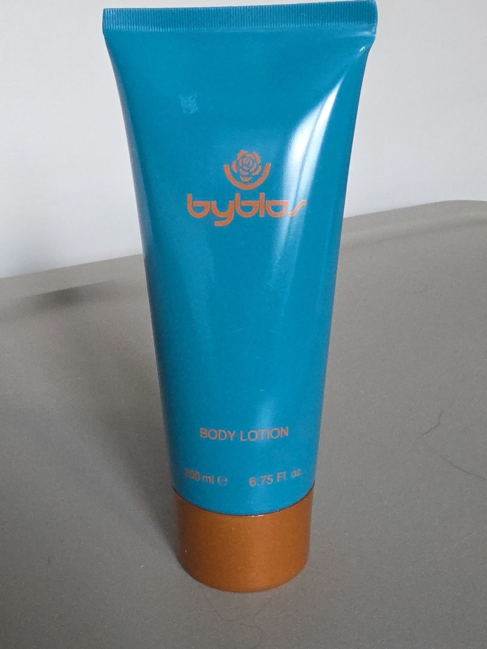Byblos Teal and Gold Body Lotion - Hydrating Skin Care